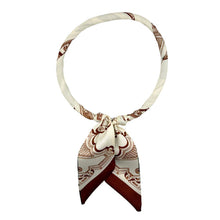 Load image into Gallery viewer, Abstract Printed Bow Knot Fabric Scarf Magnetic Necklace
