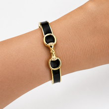 Load image into Gallery viewer, Derby Horse Bit Color Hinge Cuff Bracelet