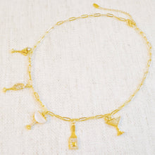 Load image into Gallery viewer, Cheers To Happiness Multi Charm Necklace