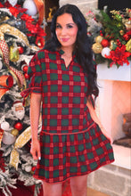 Load image into Gallery viewer, Evelyn Dress- Red Plaid