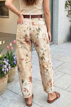 Load image into Gallery viewer, 66 Western Retro Floral Print Relaxed Barrel Jeans
