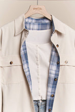 Load image into Gallery viewer, Reversible Corduroy and Plaid Shacket