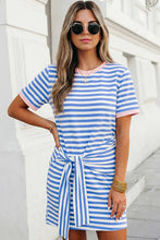 Load image into Gallery viewer, Stripe T Shirt Dress| S-XL
