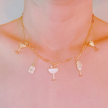 Load image into Gallery viewer, Cheers To Happiness Multi Charm Necklace