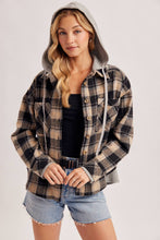 Load image into Gallery viewer, ZIPPER FRONT QUILTED PUFFER VEST CONTRAST HOODIE VEST