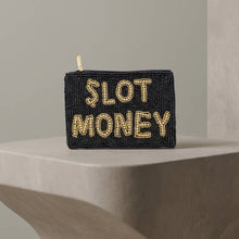 Load image into Gallery viewer, Slot Money Beaded Coin Pouch