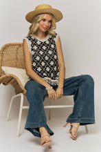 Load image into Gallery viewer, FRINGE HEM CROCHET TOP- LET4265