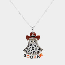 Load image into Gallery viewer, BOOHAW Western Halloween Ghost Pendant Necklace