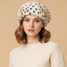 Load image into Gallery viewer, Plush Faux Fur Round Winter Beret Hat