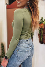 Load image into Gallery viewer, Solid Scoop Neck Long Sleeve Top