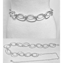 Load image into Gallery viewer, Layered Oval Link Waist Chain Belt