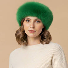 Load image into Gallery viewer, Plush Faux Fur Round Winter Beret Hat
