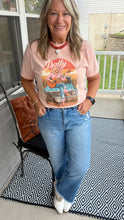 Load image into Gallery viewer, Dolly | Truck | Sunset | Nashville | Country | Peach Tshirt
