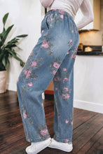 Load image into Gallery viewer, Floral Denim Jeans
