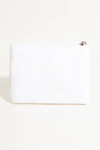 Load image into Gallery viewer, White Beaded Golden Crown Coin Purse
