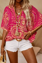 Load image into Gallery viewer, Bohemian Print Relaxed Blouse

