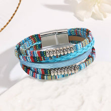 Load image into Gallery viewer, MAGNETIC BUCKLE BOHO MULTI LAYER BRACELET | 40B5139
