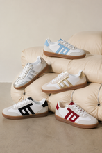 Load image into Gallery viewer, Retro Court Stripe Lace Up Sneakers
