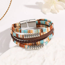 Load image into Gallery viewer, MAGNETIC BUCKLE BOHO MULTI LAYER BRACELET | 40B5139
