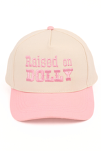 Load image into Gallery viewer, RAISED ON DOLLY Embroidered 5 Panel Two Tone Cap
