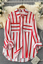 Load image into Gallery viewer, Striped Button-Front Shirt
