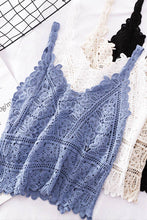 Load image into Gallery viewer, Crochet Lace Tank Top
