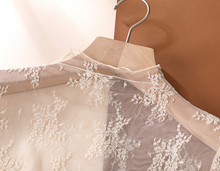 Load image into Gallery viewer, Floral Lace Sheer Mesh Layering see through Top
