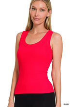 Load image into Gallery viewer, `Ribbed Scoop Neck Tank Top - Zenana
