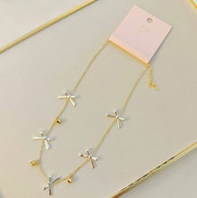 Load image into Gallery viewer, Bows And Bells Festive Necklace
