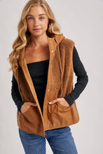 Load image into Gallery viewer, SHERPA HOODED VEST
