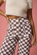 Load image into Gallery viewer, Demi Checkered Bottoms w Elastic Band
