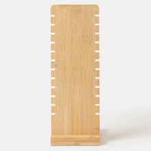 Load image into Gallery viewer, Long Wooden Jewelry Display Stand
