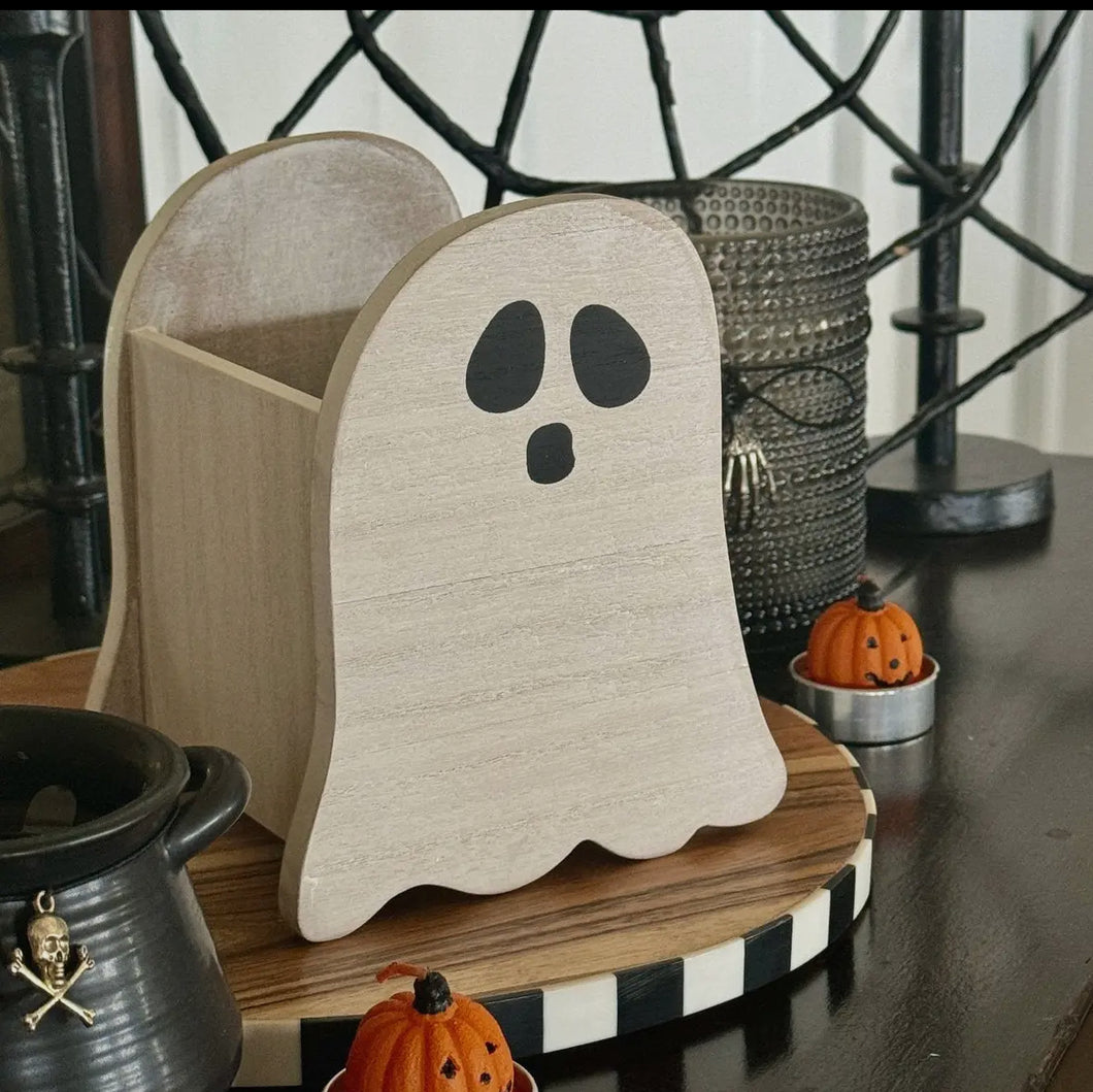 (Collins) Ghost Halloween Container