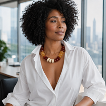 Load image into Gallery viewer, Ellison+Young Chunky Artisan Beaded Statement Necklace
