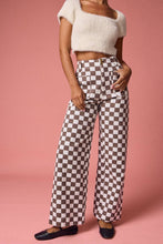Load image into Gallery viewer, Demi Checkered Bottoms w Elastic Band
