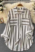 Load image into Gallery viewer, Striped Button-Front Shirt
