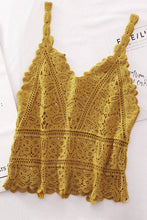 Load image into Gallery viewer, Crochet Lace Tank Top
