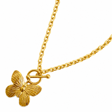 Load image into Gallery viewer, Vintage Butterfly Solo Toggle Necklace
