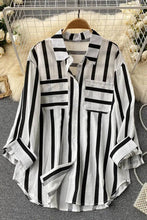 Load image into Gallery viewer, Striped Button-Front Shirt
