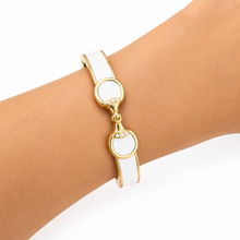 Load image into Gallery viewer, Derby Horse Bit Color Hinge Cuff Bracelet
