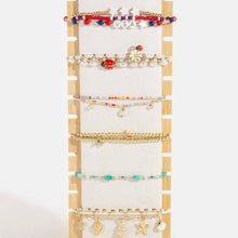 Load image into Gallery viewer, Long Wooden Jewelry Display Stand
