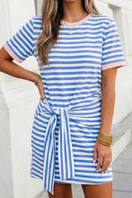 Load image into Gallery viewer, Stripe T Shirt Dress| S-XL

