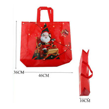Load image into Gallery viewer, 12PCS - Santa Christmas Message Printed Reusable Gift Bags
