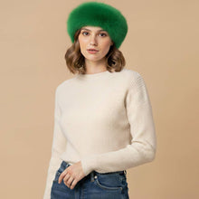 Load image into Gallery viewer, Plush Faux Fur Round Winter Beret Hat
