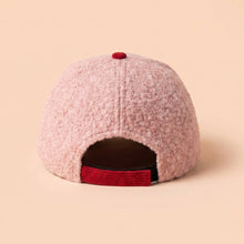 Load image into Gallery viewer, Santa Embroidered Fuzzy Corduroy Baseball Cap
