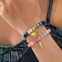 Load image into Gallery viewer, Nautical Multi-Color Beaded Bracelet Set | 80B1703
