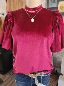 Winter Velvet Top