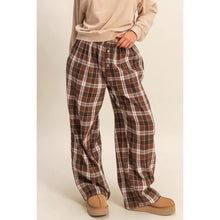 Load image into Gallery viewer, Flannel Wide Leg Pants
