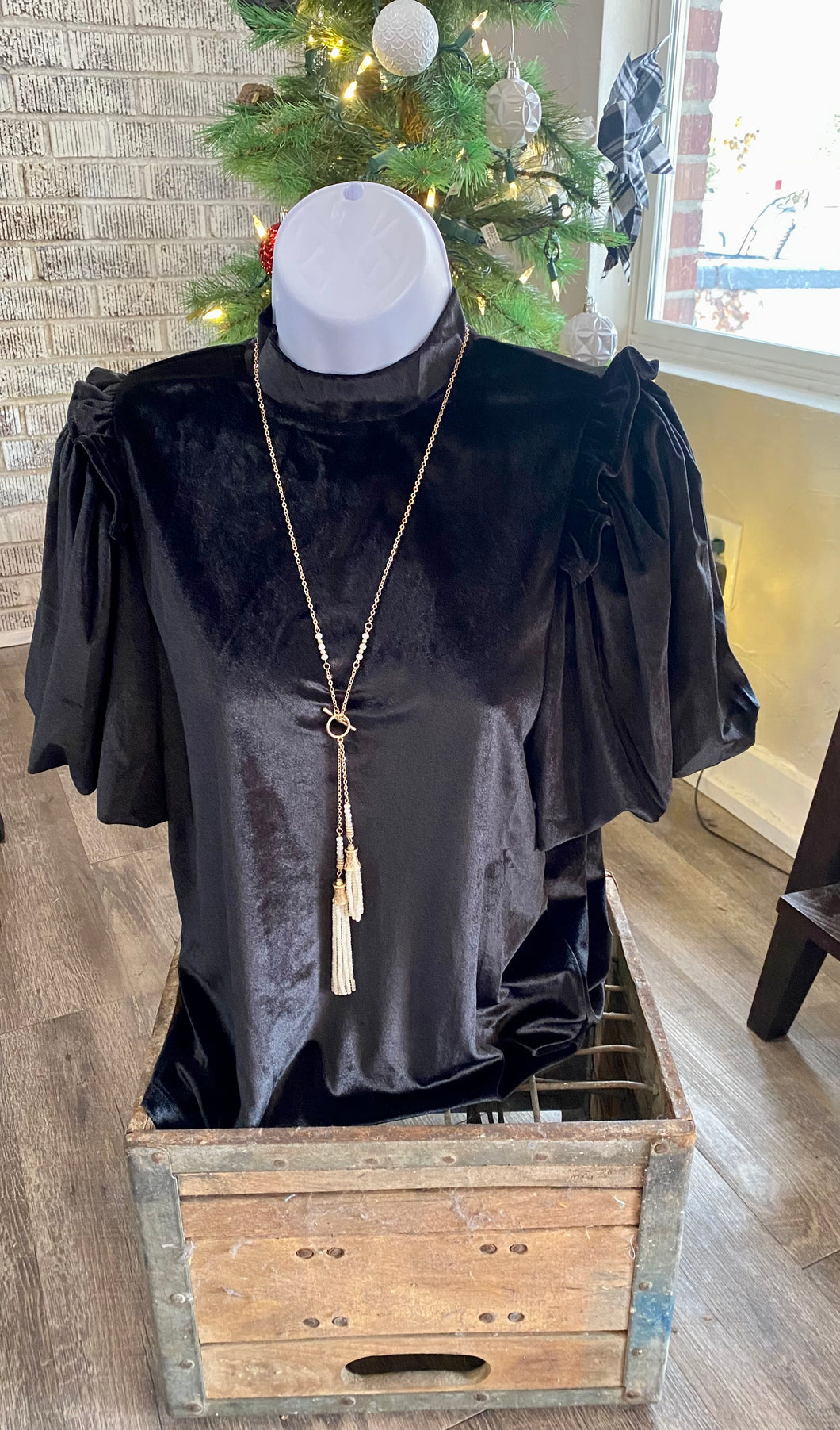 Winter Velvet Top