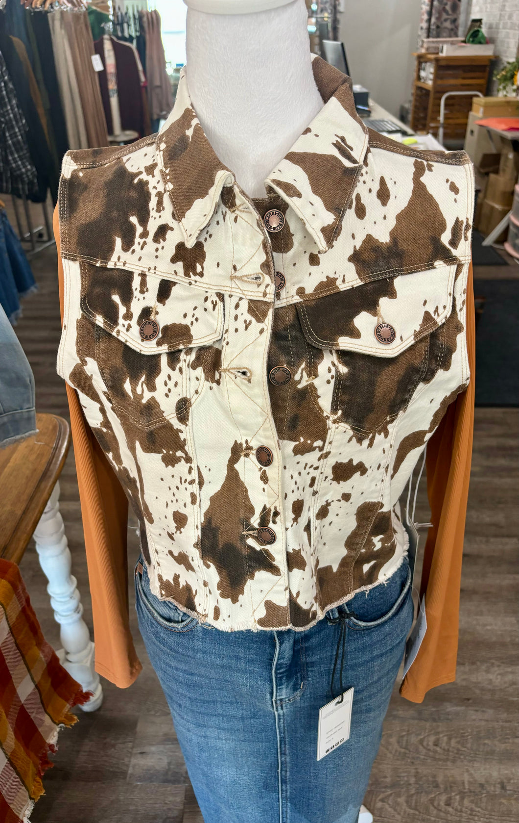 J.B. Brown Cow Vest